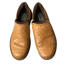 Ariat Women's Brown Leather Slip-On Loafers